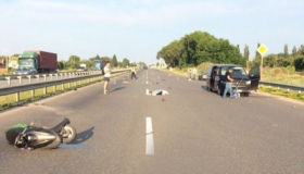 ДТП на Полтавщині: мопедіст загинув, водій мікроавтобуса травмований